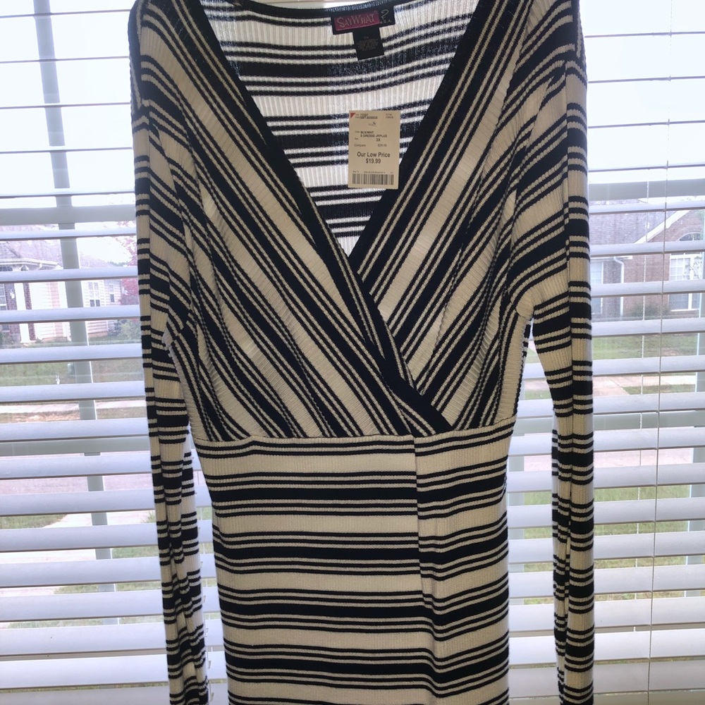 New plus size sweater dress 3X